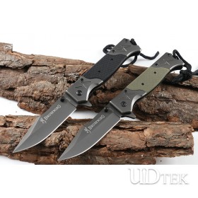Browning FA45 fast opening 5CR13MOV blade knife with G10 handle UD605212